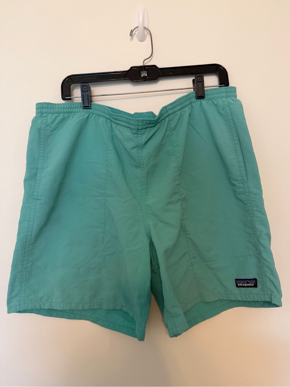 Patagonia Men's Teal Baggies Shorts Size M- runs big!